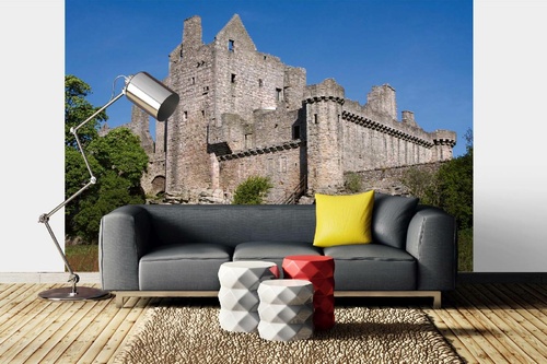 Vlies Fototapete - Burg Craigmillar 375 x 250 cm